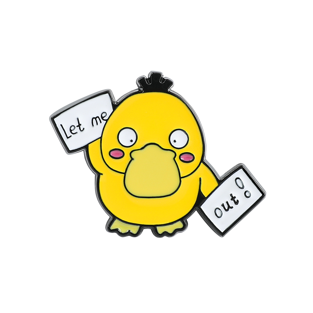 Gaming Accessories Rack - 1 Pc ​Anime Duckling Brooch Cartoon
