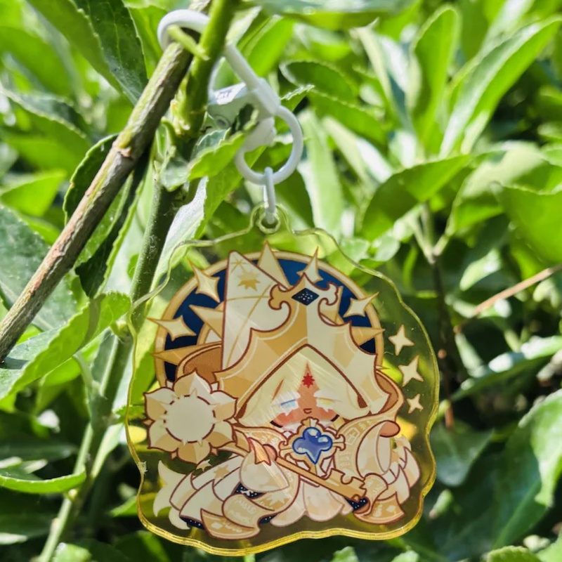 Gaming Accessories For Room - 2PCs Cookie Run Keychain - Shadow