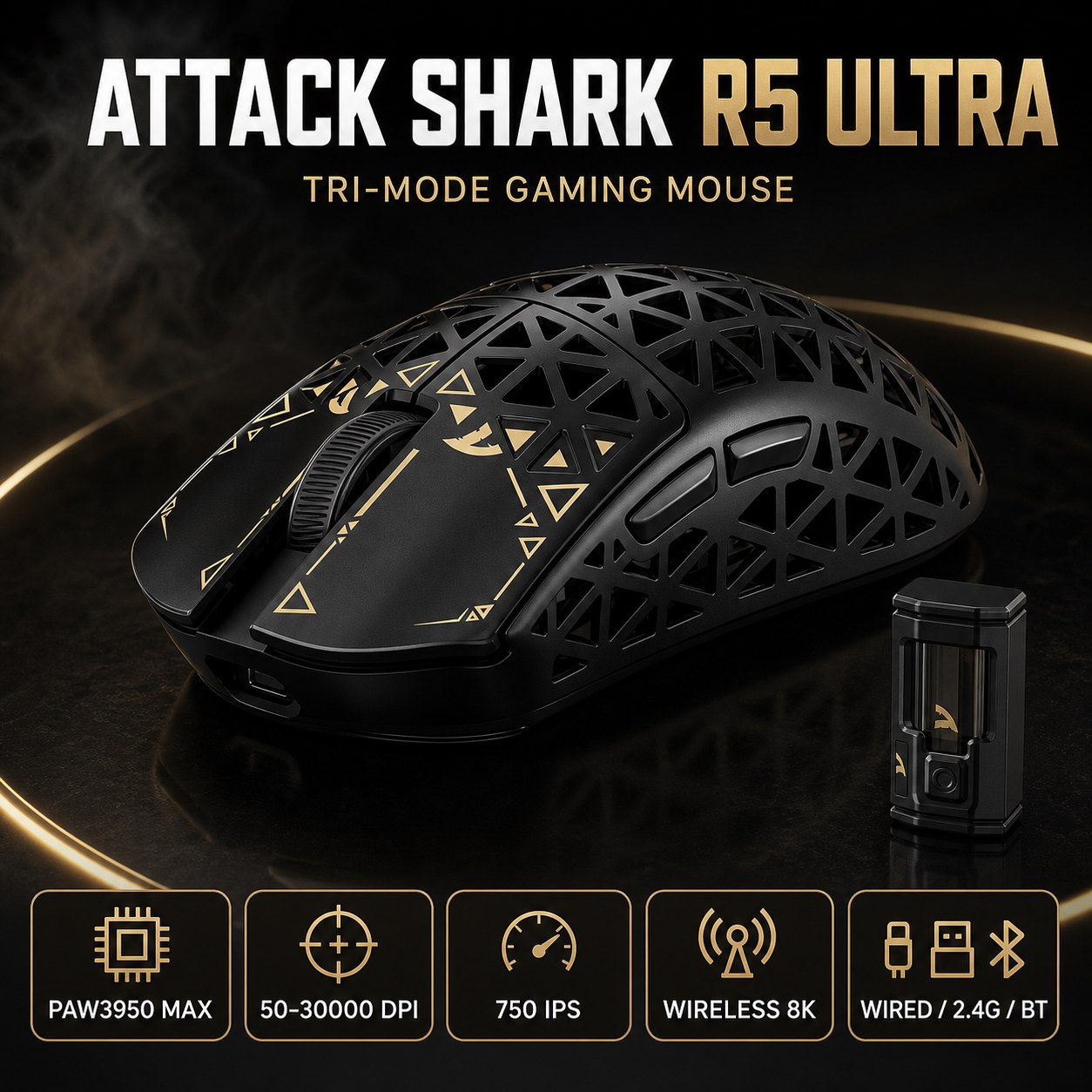ATTACK SHARK R5 Ultra Gaming M - đánh giá và giá Logitech Mouse G Pro X Superlight