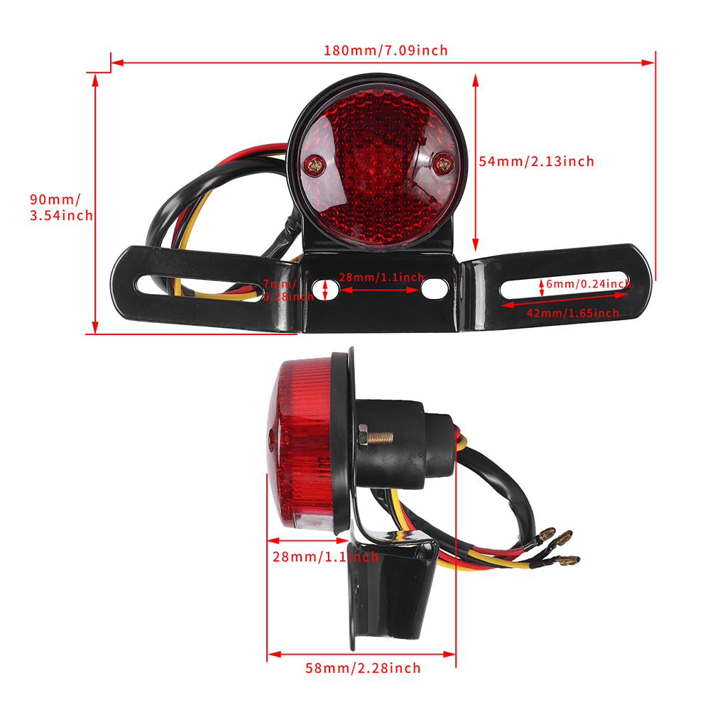 12V Halogen Moto Rear Lights M - đánh giá và giá Gaming Accessories Rack