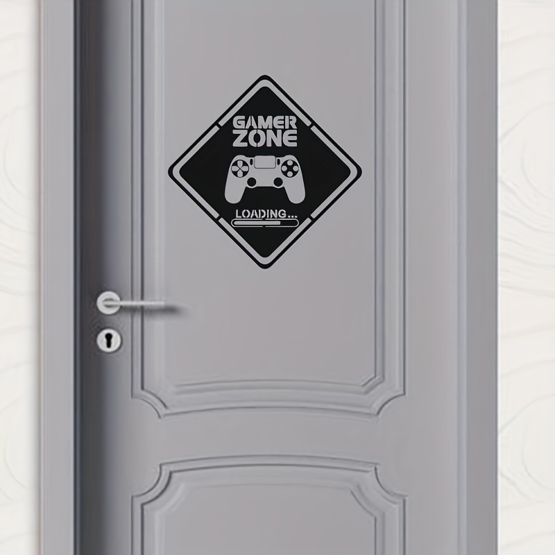 1pc Gamer Zone Door Decal Wall - đánh giá và giá Gaming Accessories For Room