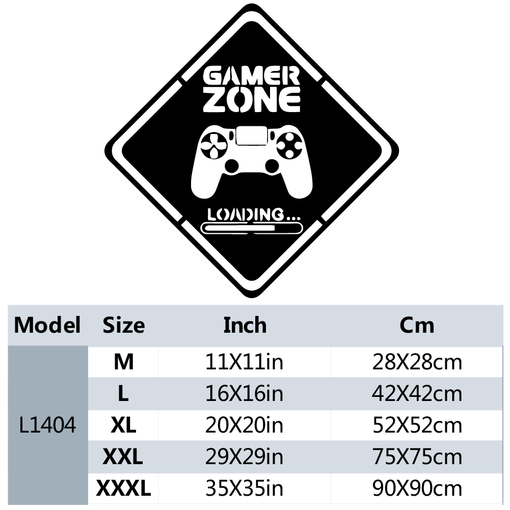1pc Gamer Zone Door Decal Wall - đánh giá và giá Gaming Accessories For Room